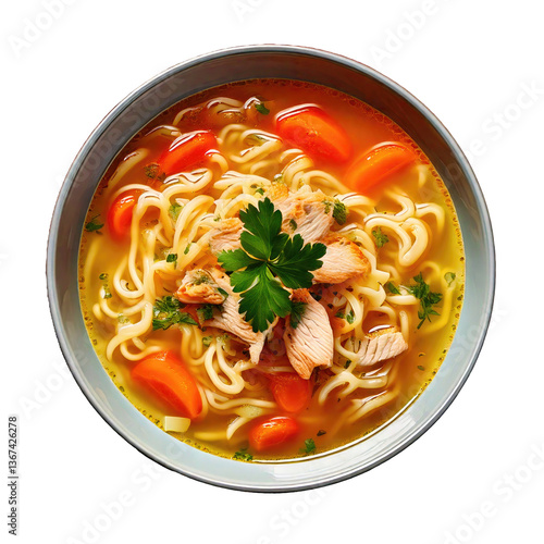 Bowl of Chicken Noodle Soup...
