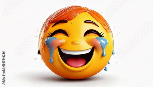 Smiling with happy tears emoji