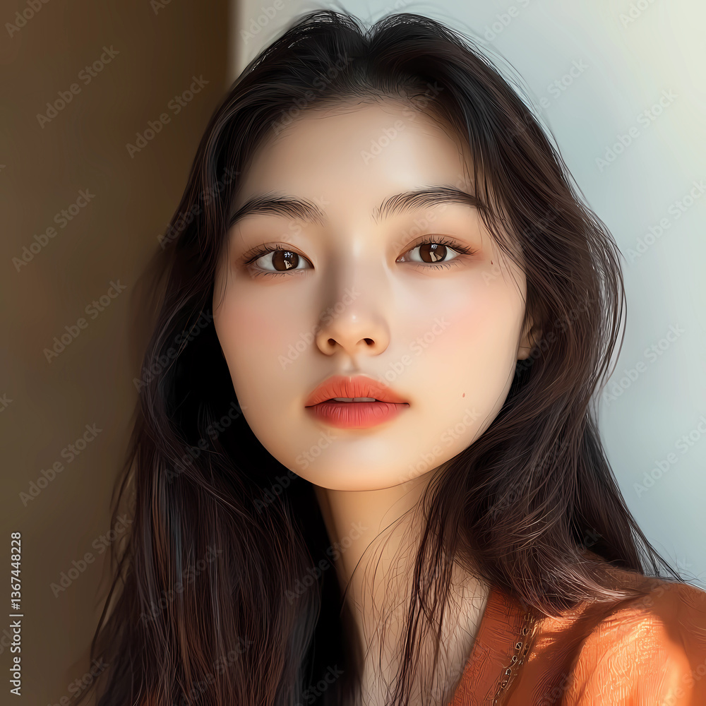 Fototapeta premium Lo-Fi music picture The background that goes well with the lo-fi music genre Generative AI 