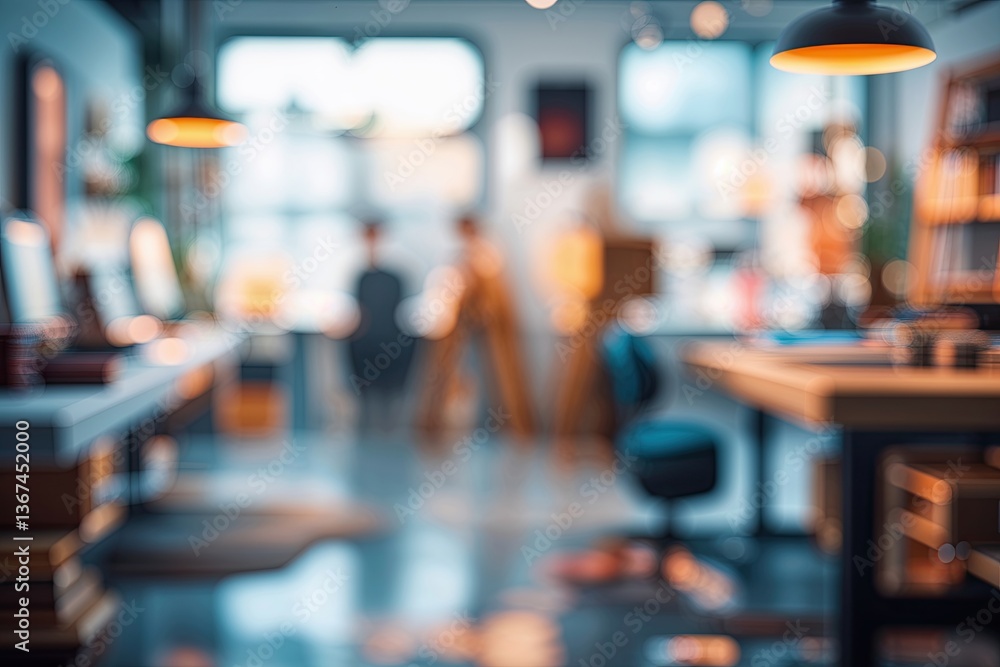 Blurred Artistic Studio Atmosphere with Creative Focus and Impressionist Perspective Blurred Artistic Studio Atmosphere with Creative Focus and Impressionist Perspective