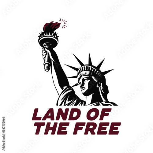 Land Of The Free T Shirt Design