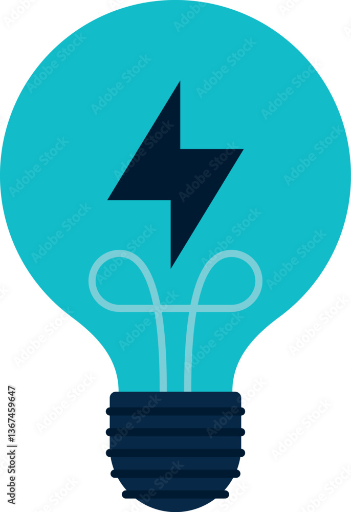 Light bulb energy idea concept vector illustration Light bulb energy idea concept vector illustration