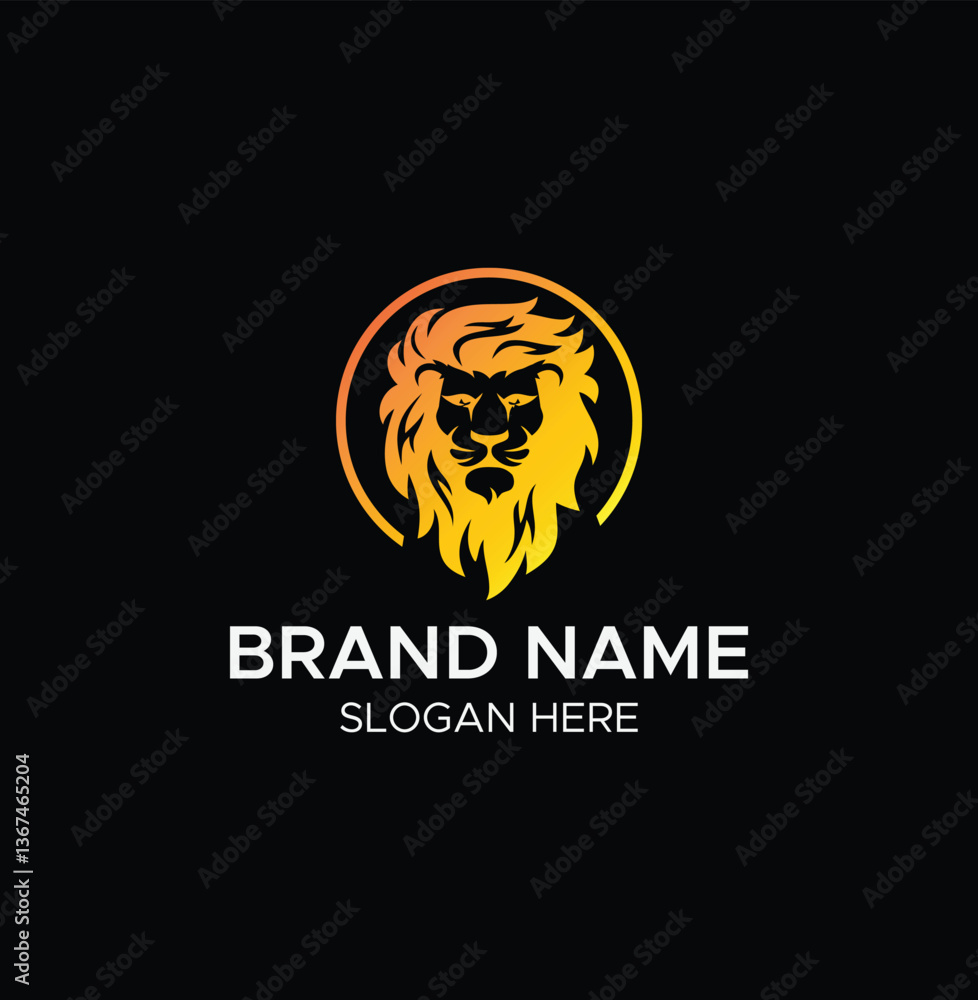 Luxury Lion Logo with Golden Gradient - Vector Design
Luxury Lion Logo with Golden Gradient - Vector Design