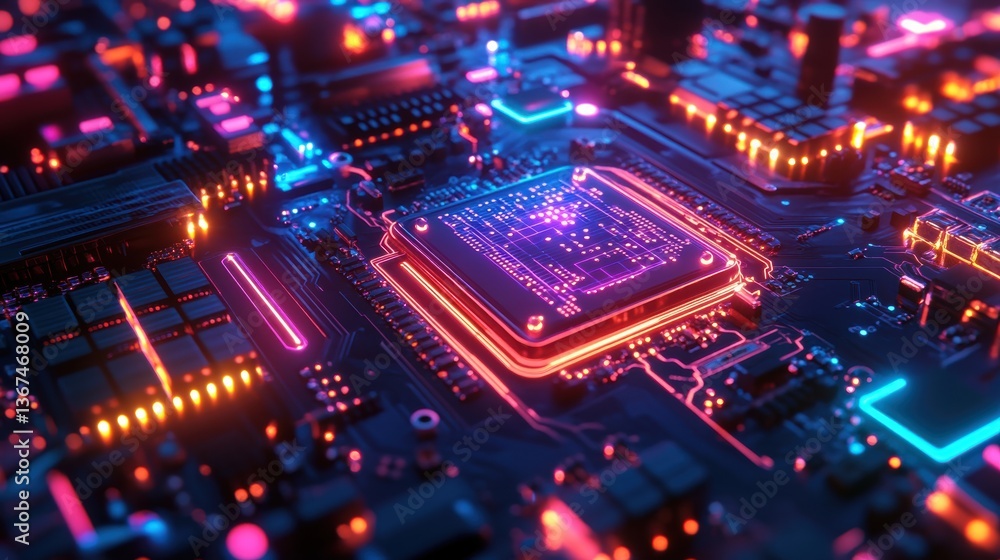 Quantum Computing AI Circuits Visualizing Intelligence. Quantum Computing AI Circuits Visualizing Intelligence.