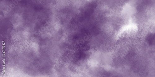 Dark violet watercolor grungy old rough paper vintage style color-stained abstract texture background, gray and violet blue minimal soft surface pattern with light grunge texture for artistic design. 