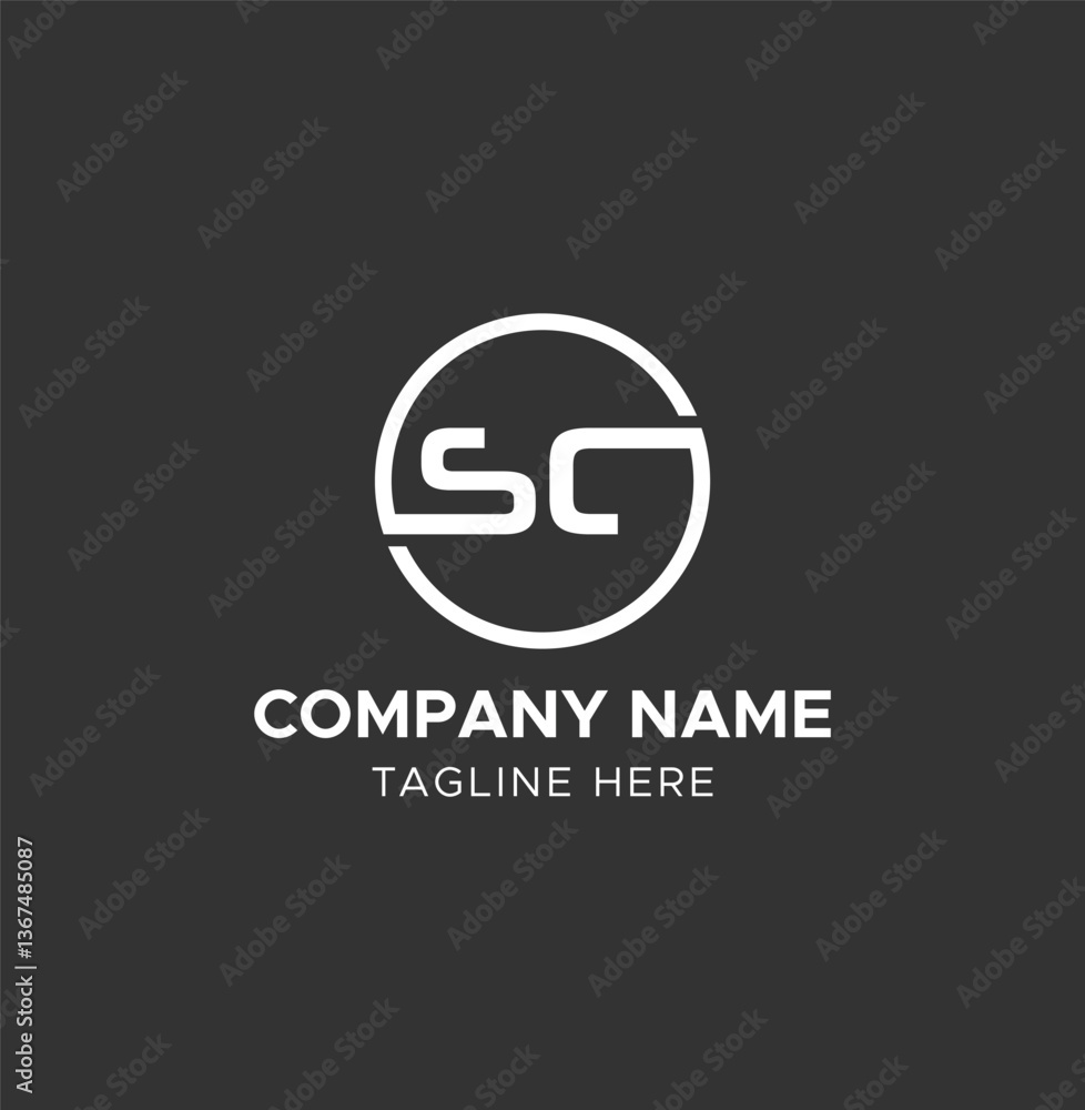 Professional SC Monogram Logo | Modern Letter SC Logo Design Professional SC Monogram Logo | Modern Letter SC Logo Design