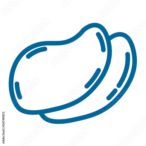 prawn crackers color icon