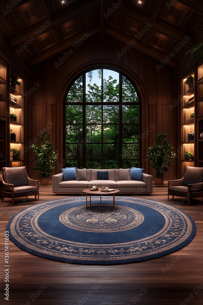 Obraz premium Library Room, Peaceful View