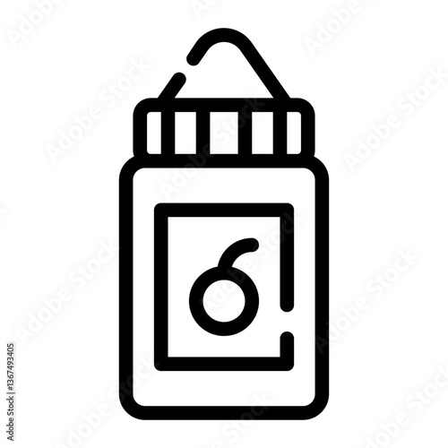liquid vape cut line icon