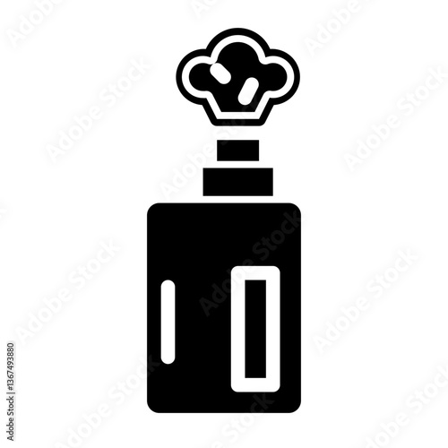 vape and liquid smoke_1 glyph icon