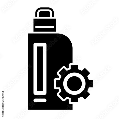 vape maintenance glyph icon