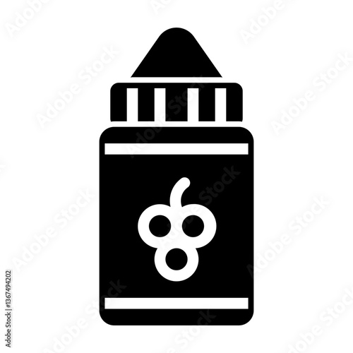 fruit flavored vape liquid_1 glyph icon