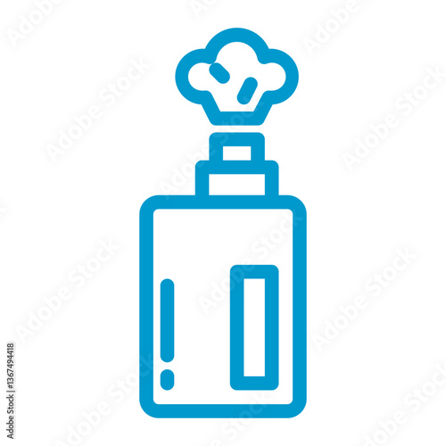 vape and liquid smoke_1 color icon