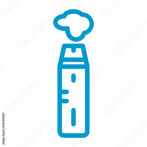 vape and smoke_3 color icon