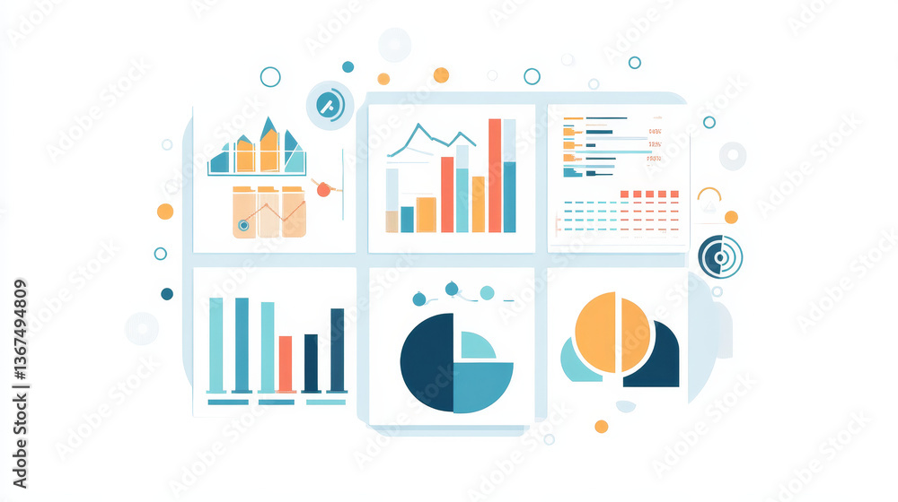 Isometric presentation business infographics template with 4 options. Business data visualization, digital marketing, strategy, marketing, technologies. Process chart. Creative concept for infographic Isometric presentation business infographics template with 4 options. Business data visualization, digital marketing, strategy, marketing, technologies. Process chart. Creative concept for infographic