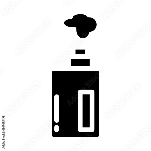 vape and smoke_4 solid icon