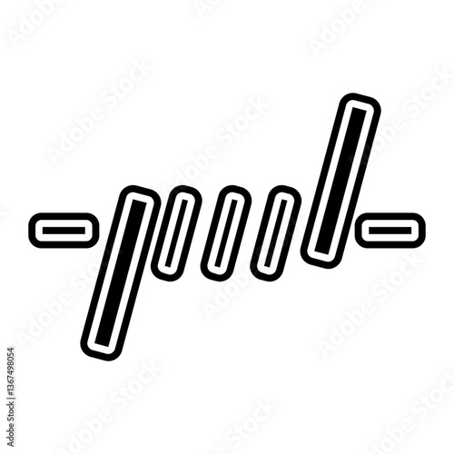 coil glyph icon