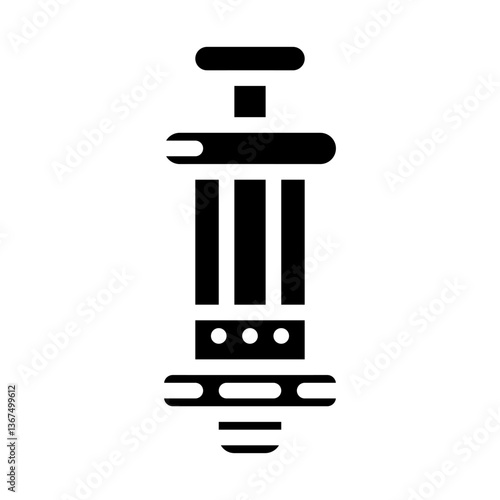 drop pipette solid icon
