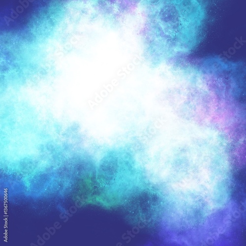 Illustration of nebula at the sky
