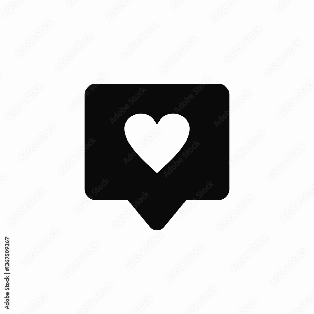 Heart love like icon vector sign Heart love like icon vector sign