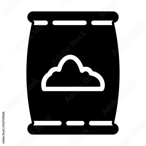 plant fertilizer glyph icon