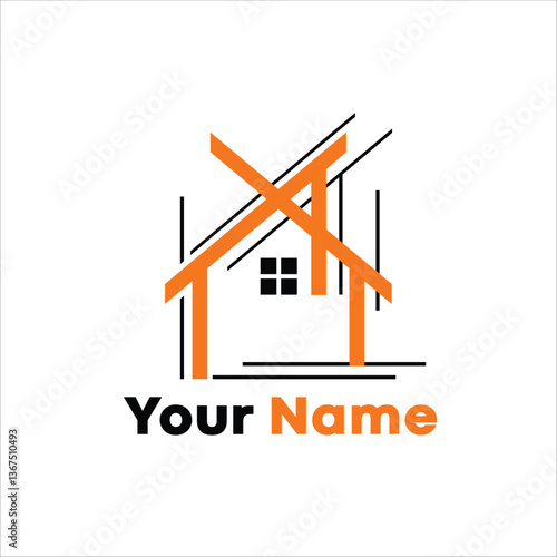 architecture, Architect Construction Logo Design Vector, just rename, can be used for wall logos, backgrounds, posters, etc.