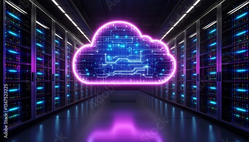 Wallpaper Mural Cloud Computing Server Room Torontodigital.ca