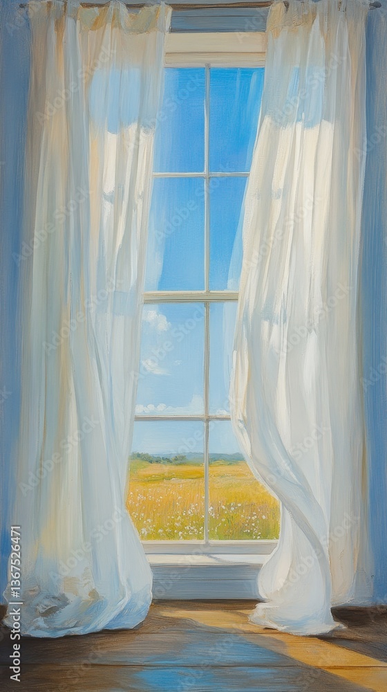 Curtains in the Wind, Soft breezes Curtains in the Wind, Soft breezes