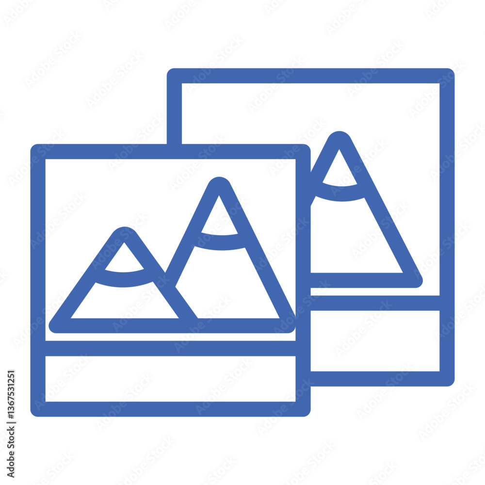environmental photos color icon