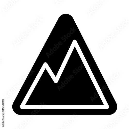 camping area solid icon