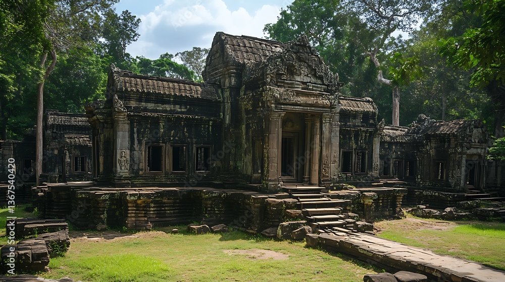Exploring the Ancient Stone Temple of Ta Som in Angkor Cambodia Exploring the Ancient Stone Temple of Ta Som in Angkor Cambodia