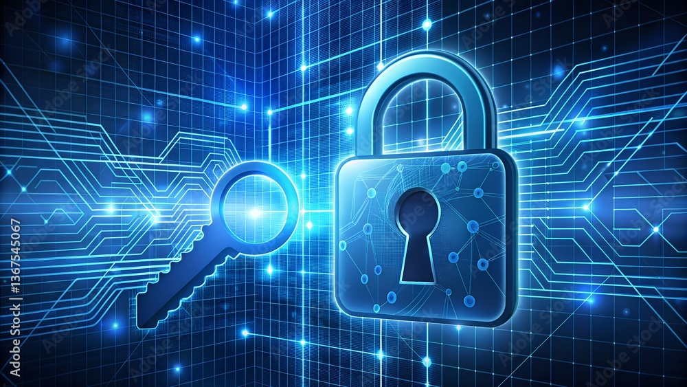 lock on binary code lock on binary code