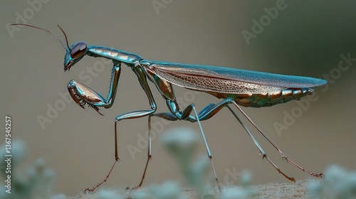 Wallpaper Mural Metallic Mantis on Desert Flora Torontodigital.ca