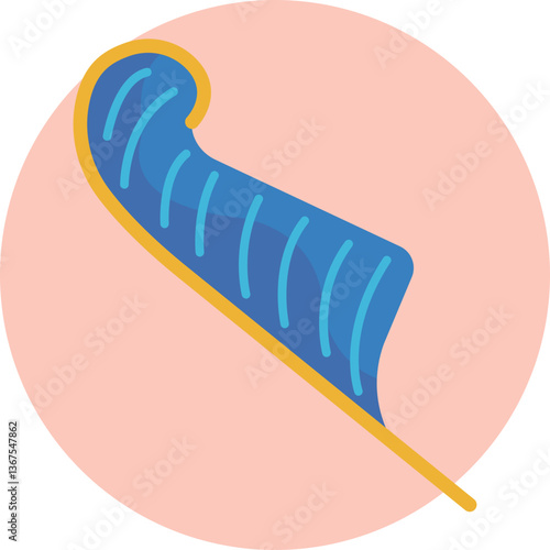 Symbol of Justice – Represents the feather of Maat, symbolizing truth, balance, and fairness in ancient Egypt.