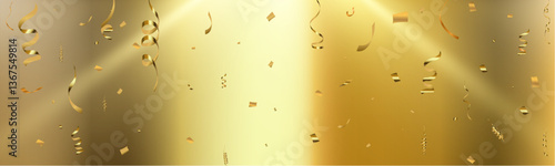 Realistic design featuring dynamic light effects, confetti, and celebratory elements for victory, success, and festive moments.