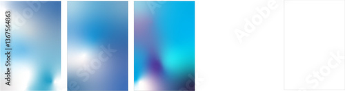Light Blue to White Gradient Background - Soft Minimal Gradient Design