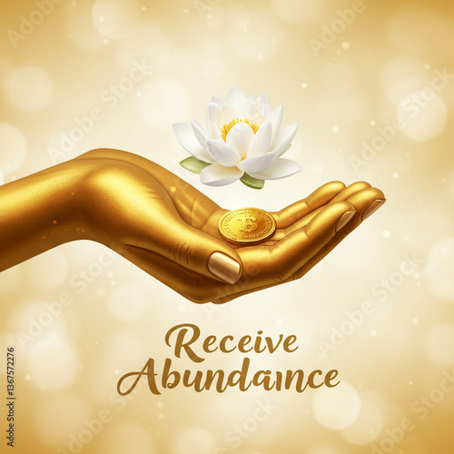 Receive Abundance Concept w...