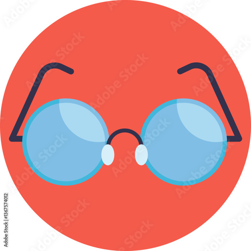 Eyeglasses – Symbolizes corrective lenses worn to improve eyesight.