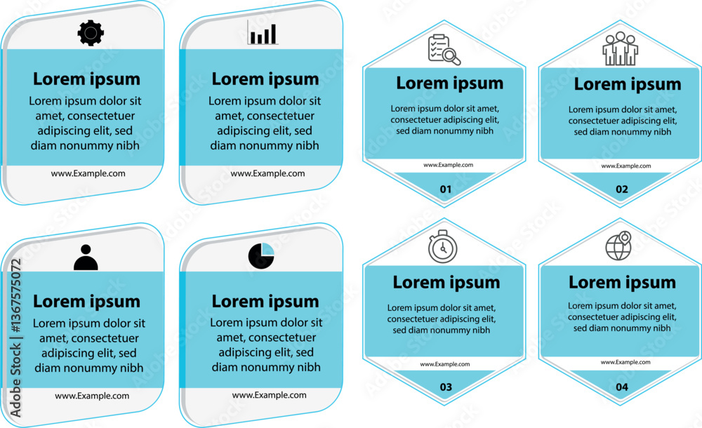 Modern Infographic Layout for Financial Reports Modern Infographic Layout for Financial Reports