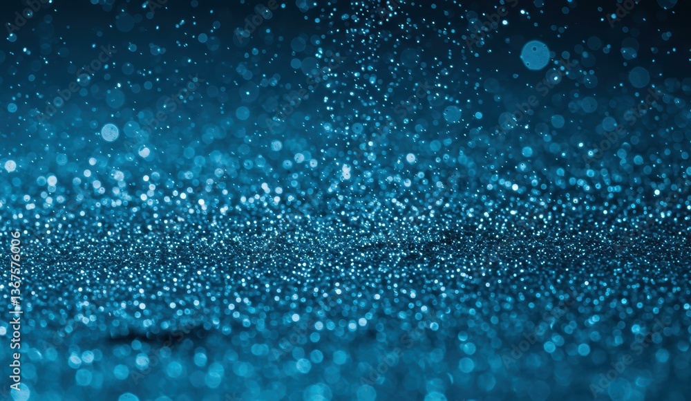 Shimmering blue glitter effect creates dreamy atmosphere for celebrations and elegant events. Shimmering blue glitter effect creates dreamy atmosphere for celebrations and elegant events.