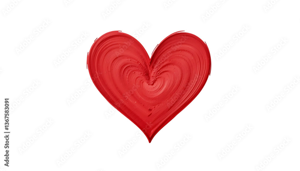 A simple hand-drawn red heart symbol png A simple hand-drawn red heart symbol png