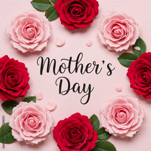 Happy Mothers Day Card with...