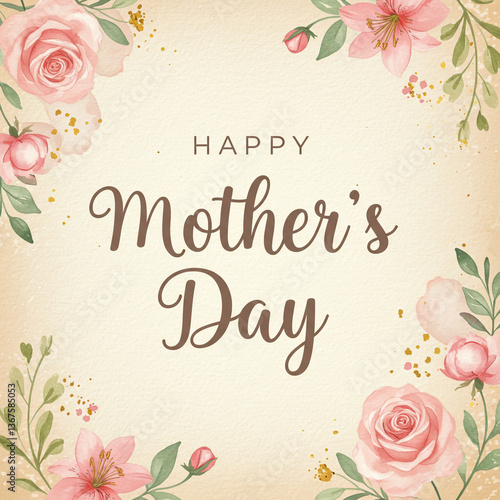 Elegant Happy Mothers Day C...