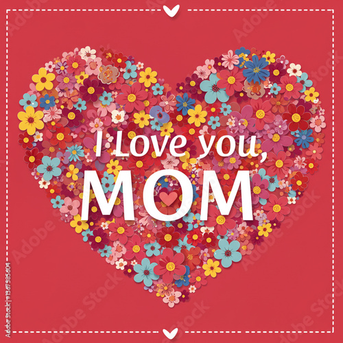 I Love You Mom Greeting Car...