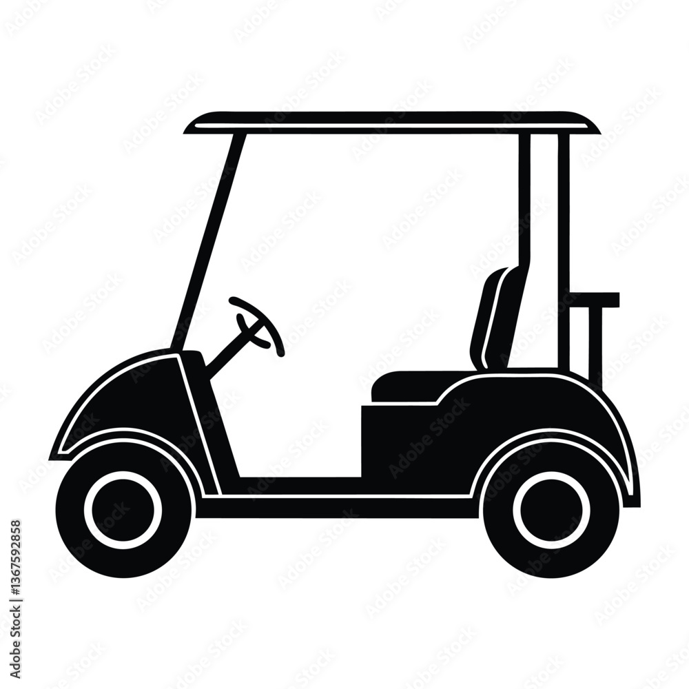Fototapeta premium golf cart vector illustration