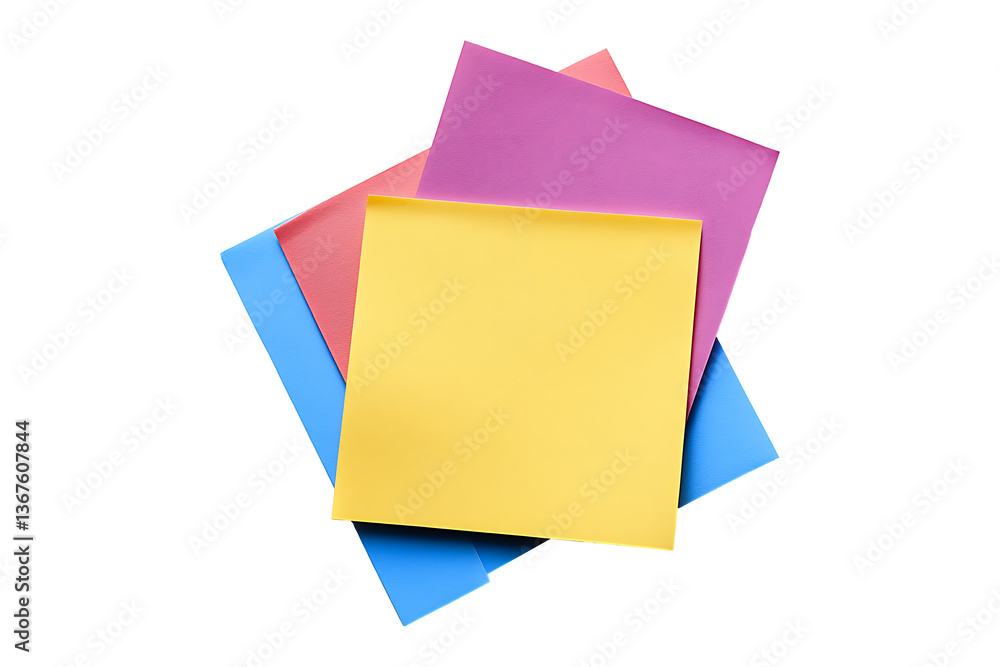 Sticky Note Isolated on Transparent Background PNG. Sticky Note Isolated on Transparent Background PNG.