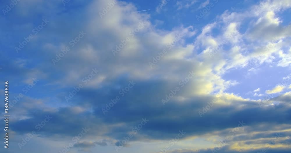 blue sky and white clouds time lapse blue sky and white clouds time lapse