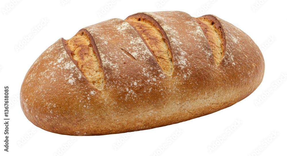 Isolated Loaf of Bread Isolated Loaf of Bread