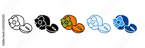 Persimmon  Icon Set Multiple Style Collection