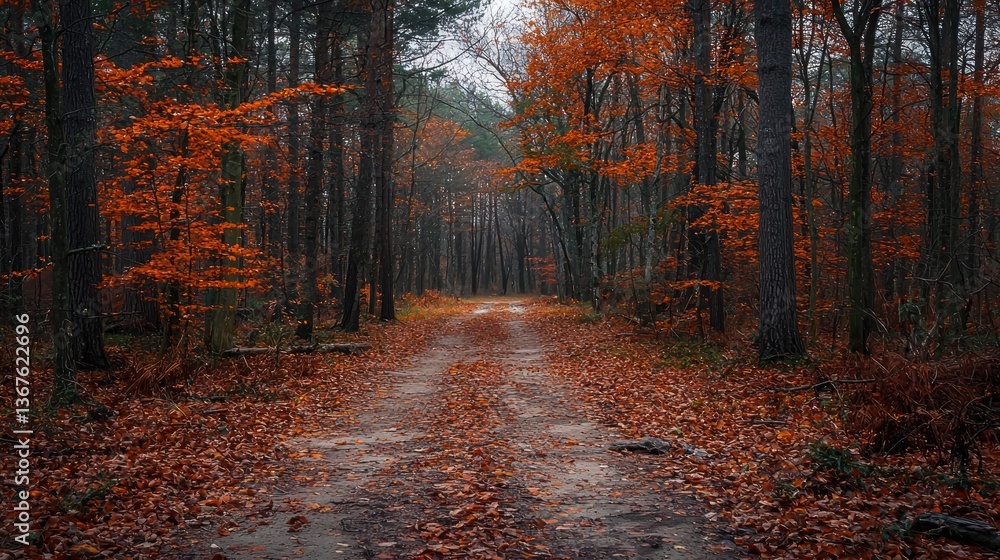 Autumnal Forest Path: A Serene Walk Through Nature's Embrace Autumnal Forest Path: A Serene Walk Through Nature's Embrace